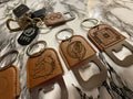 Leather Key Chain w/ Bottle Opener